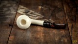 Calabash Lattice Meerschaum Pipe