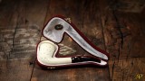 Calabash Lattice Meerschaum Pipe