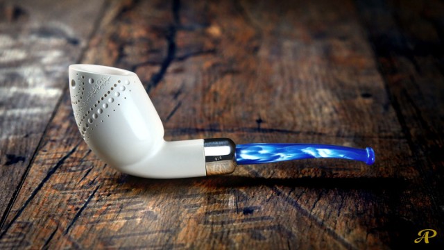 Zulu Meerschaum Pipe with 925k Silver