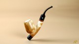Cavalier Meerscaum Pipe, Pre-colored Cavalier Meerscaum Pipe, Pre-colored