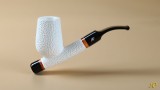 Cavalier Meerscaum Pipe, Rustic Cavalier Meerscaum Pipe, Rustic