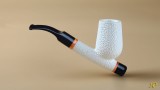 Cavalier Meerscaum Pipe, Rustic Cavalier Meerscaum Pipe, Rustic