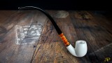 Churchwarden Meerschaum Pipe Billiard