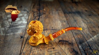 The Warrior Meerschaum Pipe by Sadik Yanik