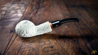 Squat Tomato Meerschaum Pipe