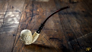 Soquili Meerschaum Pipe Churchwarden