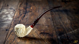 Pegasus Meerschaum Pipe Churchwarden