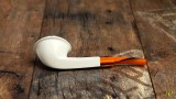 Calabash Meerschaum Pipe with 925k Silver Calabash Meerschaum Pipe with 925k Silver