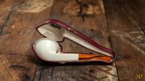 Calabash Meerschaum Pipe with 925k Silver Calabash Meerschaum Pipe with 925k Silver