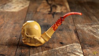 The Skull Meerschaum Pipe